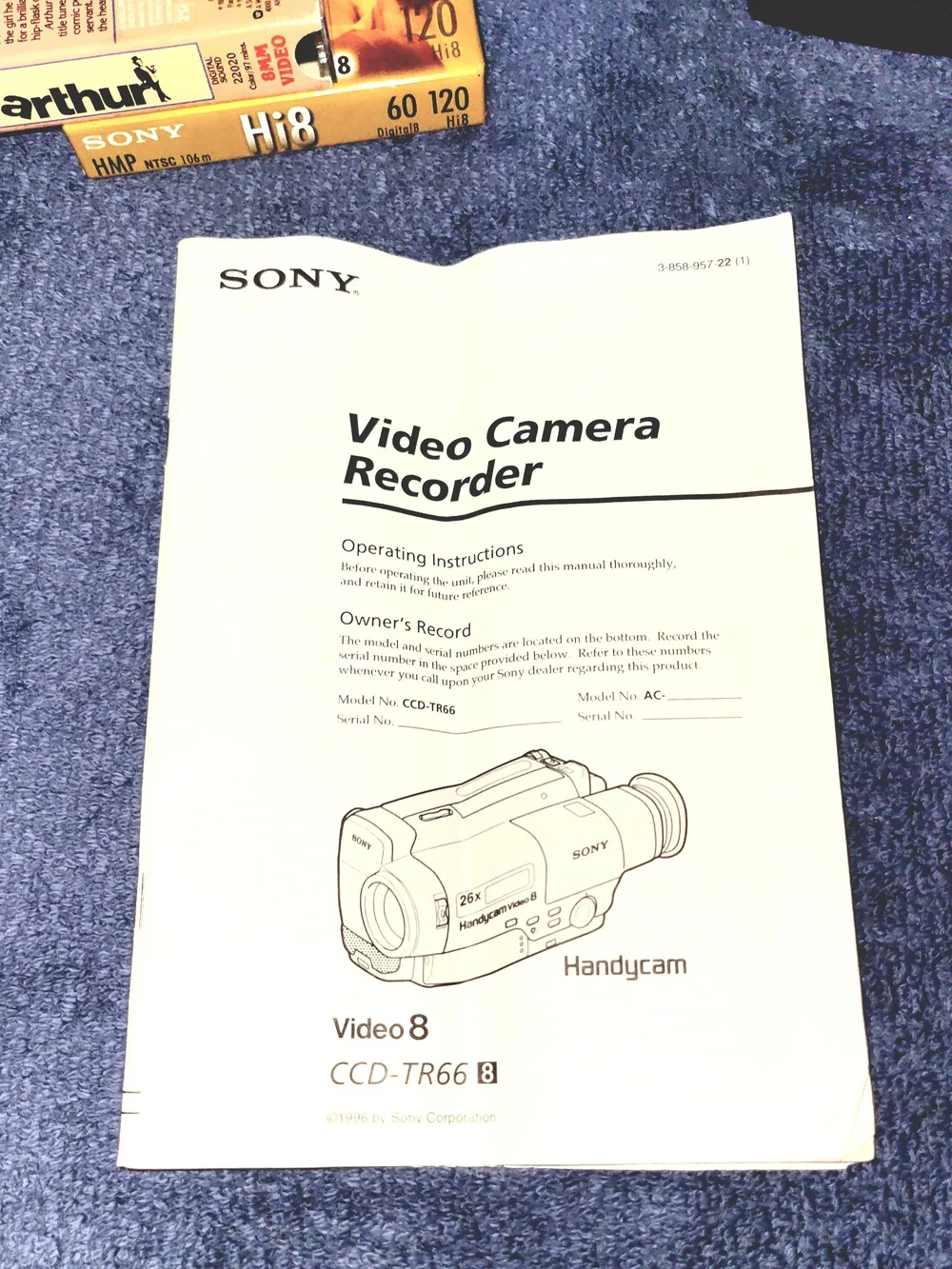 Sony Handycam Video8 Camcorder Package w/ Tapes and Much More.